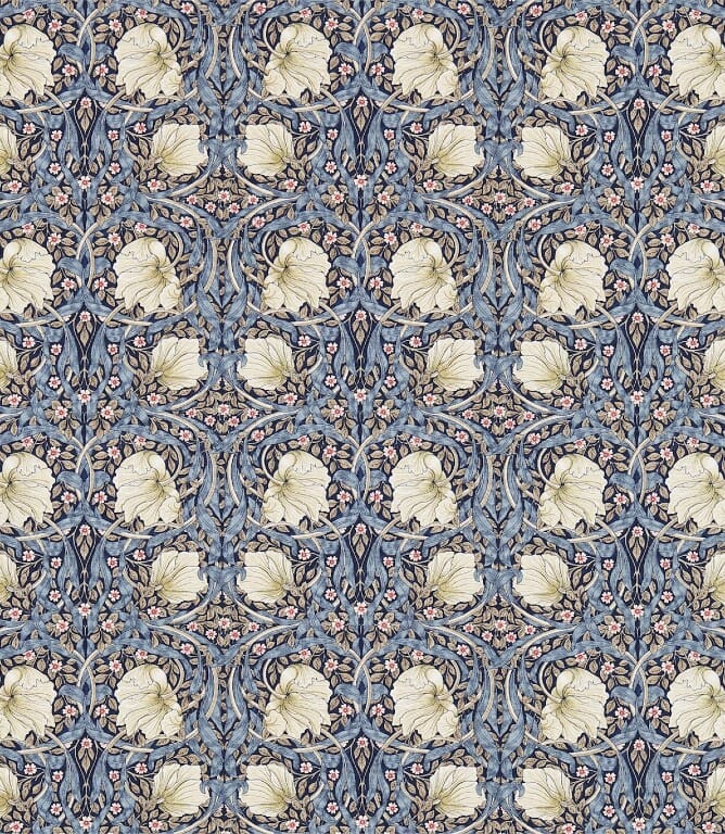 Indigo / Hemp Pimpernel Fabric