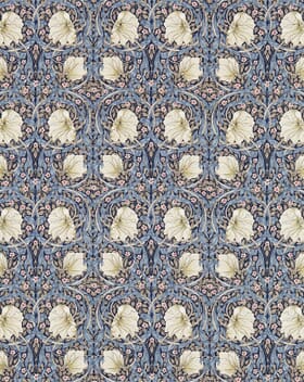 Morris & Co Pimpernel Fabric / Indigo / Hemp