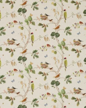 Sanderson Woodland Chorus Fabric / Linen / Multi