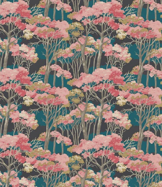 Arboreal Fabric / Cerise