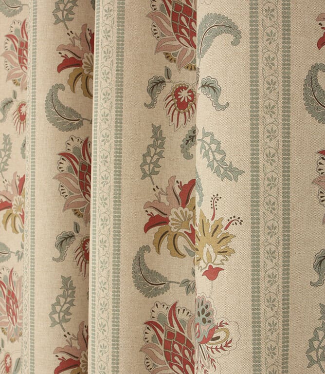 Red Duck Ticking Fabric