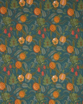 Fruit Meadow Fabric / Indigo