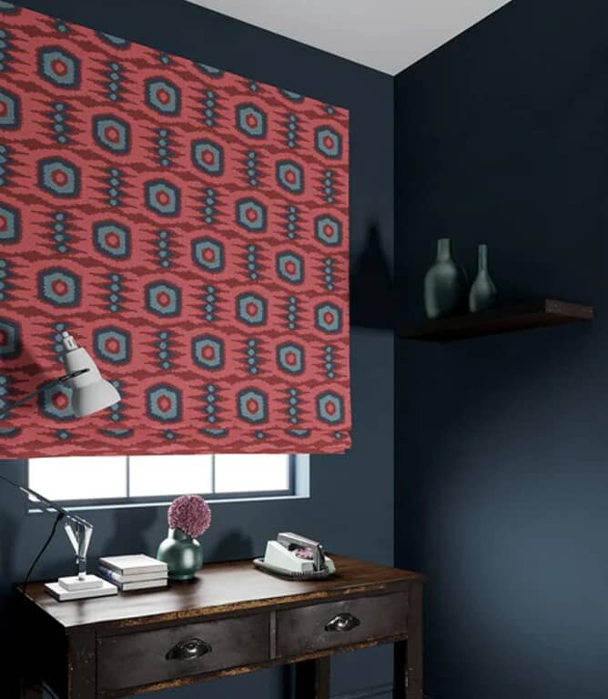 Linwood Fabrics Casper Fabric / Rosewood