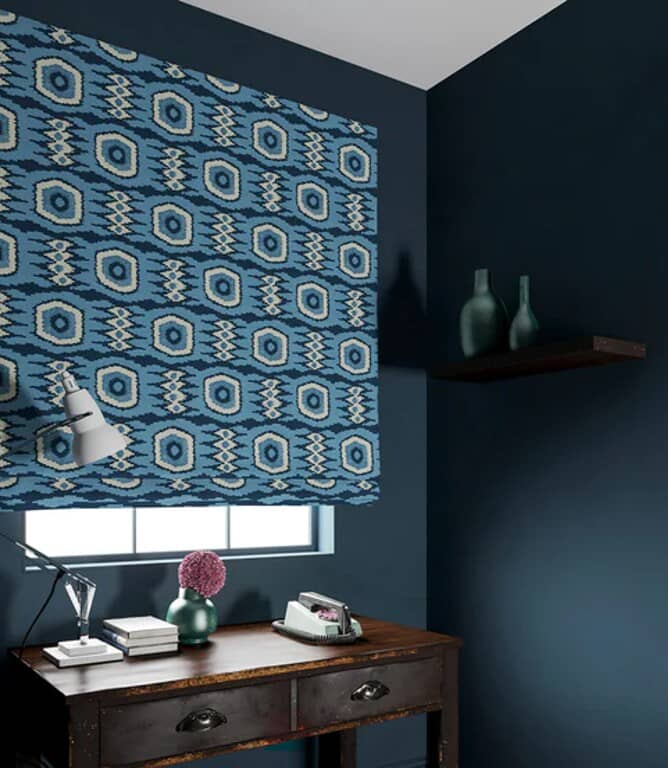 Linwood Fabrics Casper Fabric / Navy