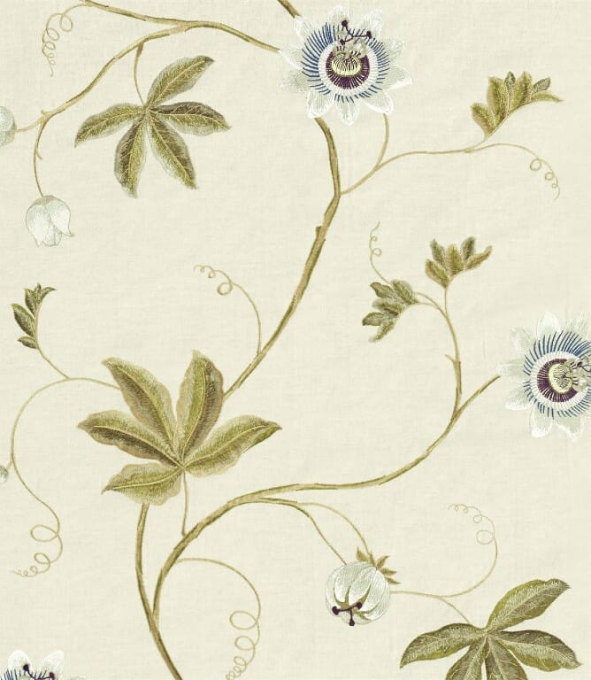 Sage Passion Vine Fabric