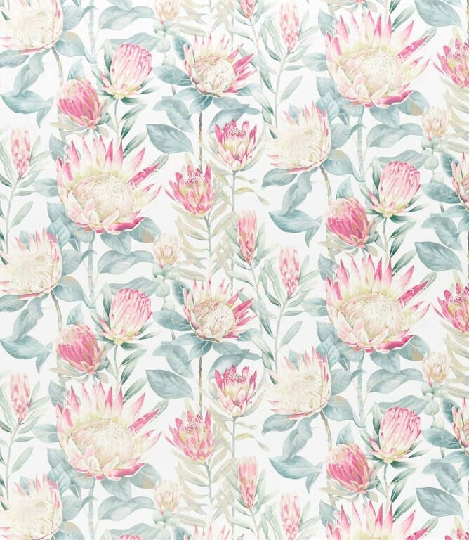 Orchid / Grey King Protea Fabric