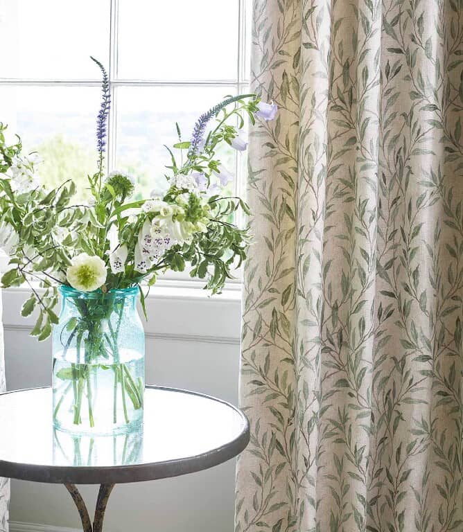 Sanderson Osier Fabric / Willow / Cream