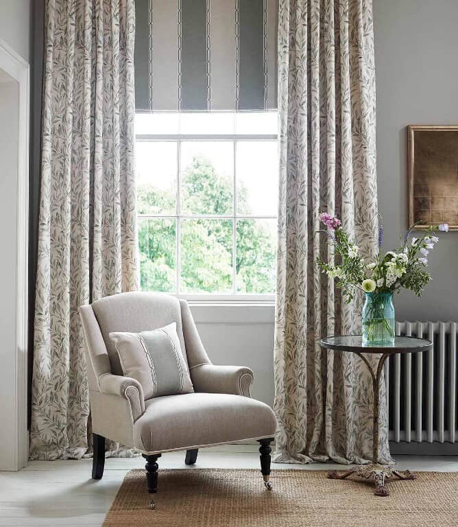 Sanderson Osier Fabric / Willow / Cream