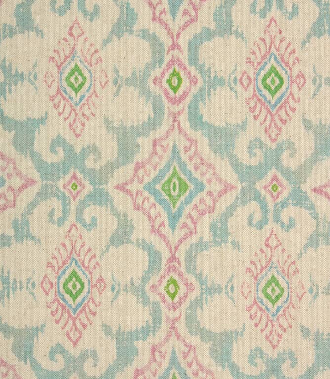 Daria Wide Fabric / Duck Egg / Soft Pink