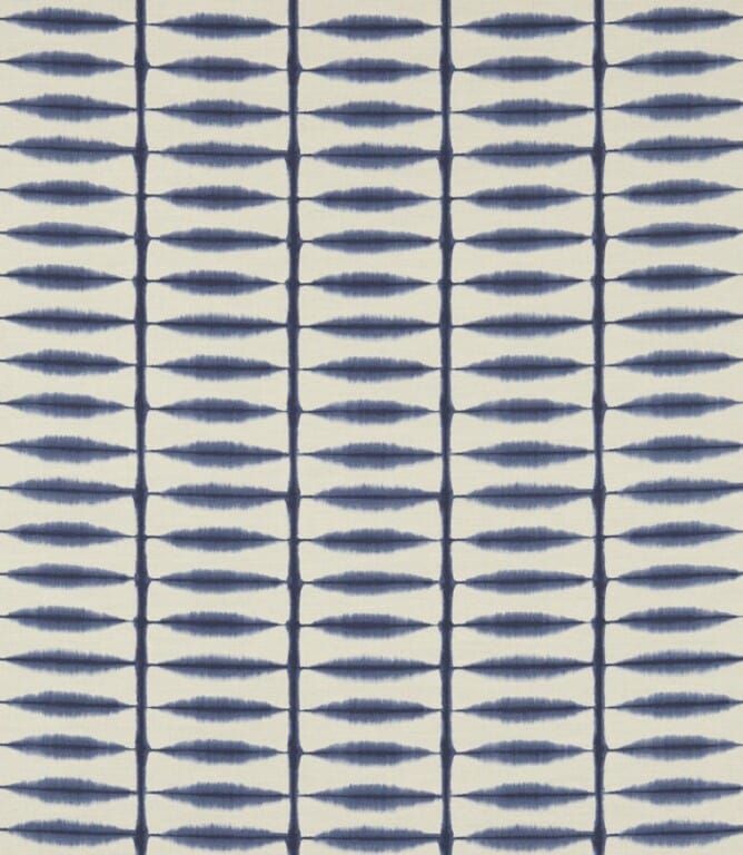 Indigo / Linen Shibori Fabric