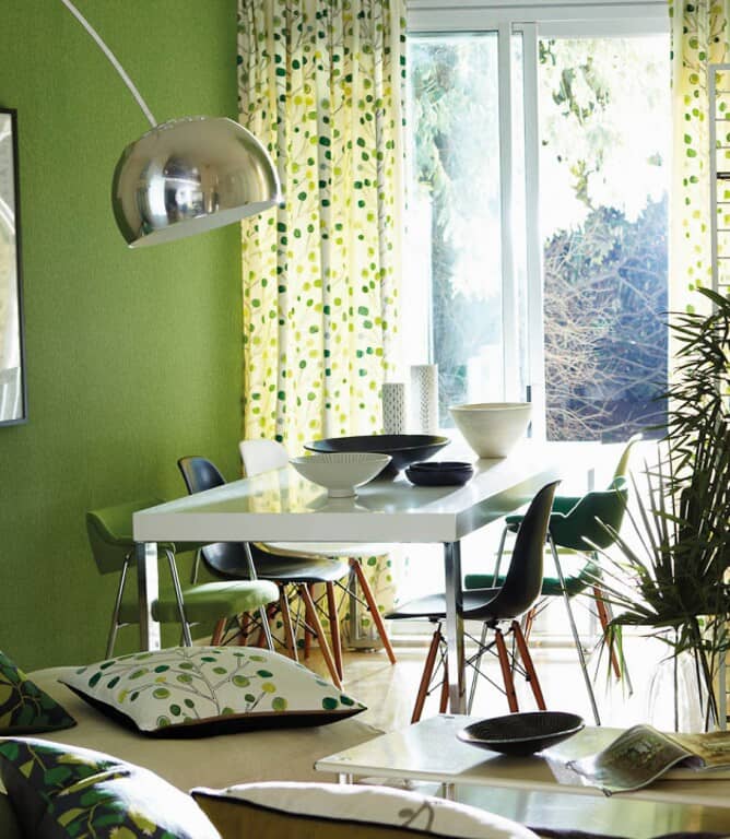 Scion Berry Tree Fabric / Emerald / Lime / Chalk