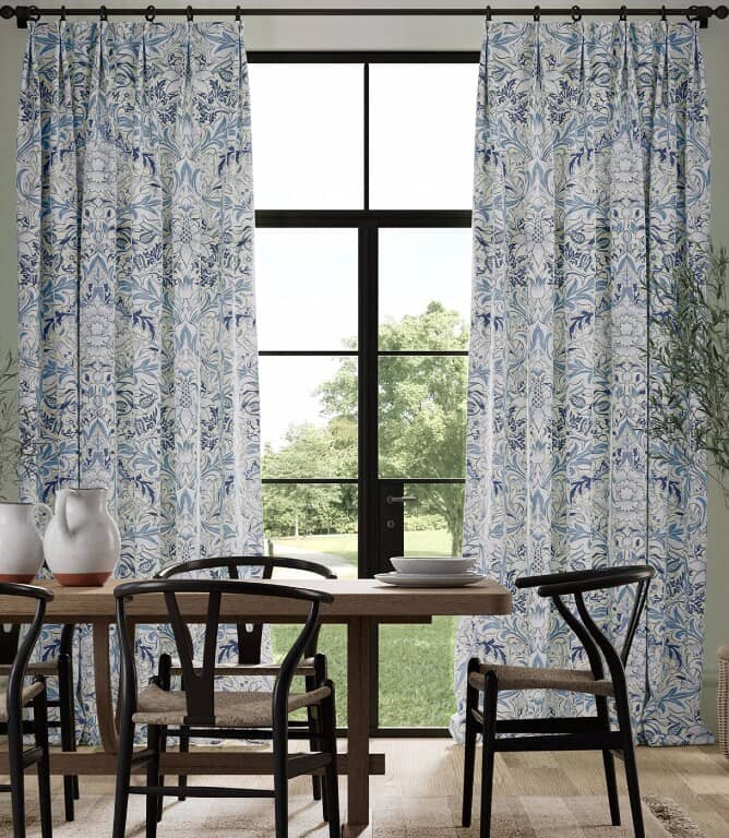 Morris & Co Simply Severn Fabric / Woad