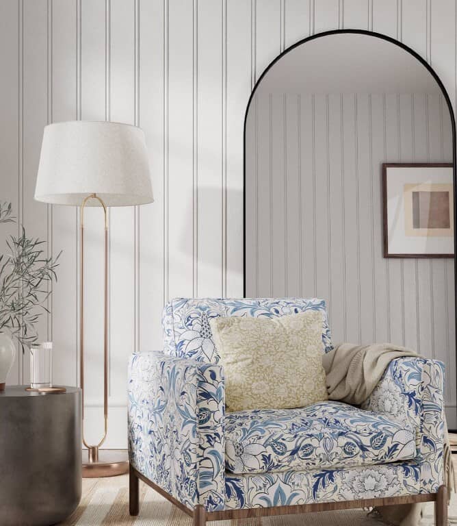 Morris & Co Simply Severn Fabric / Woad