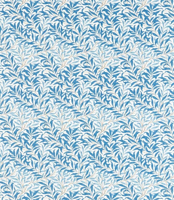 Woad Willow Boughs Fabric