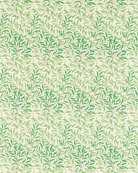 Morris & Co Willow Boughs Fabric / Leaf Green