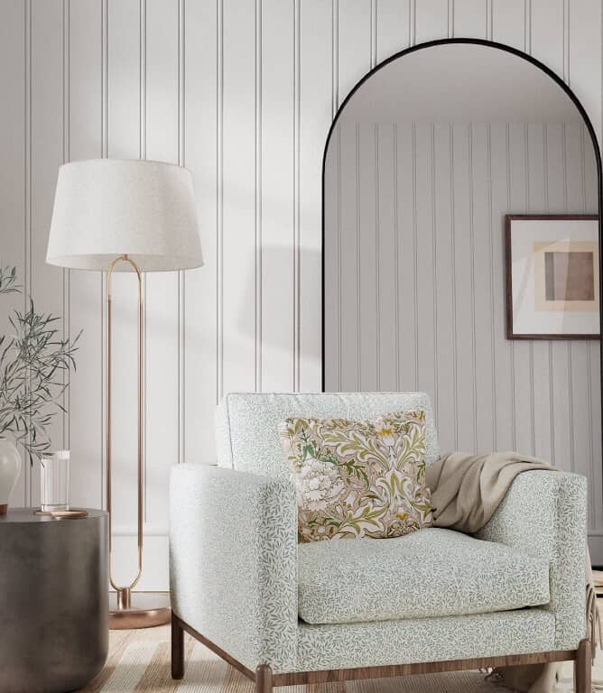 Morris & Co Standen Fabric / Sea Glass