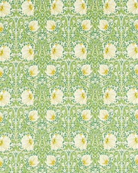 Morris & Co Pimpernel Fabric / Weld / Leaf Green