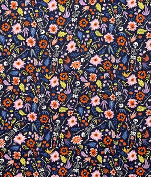 Ghostly Florals Fabric