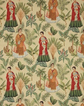 Frida Kahlo Tapestry Fabric / Multi