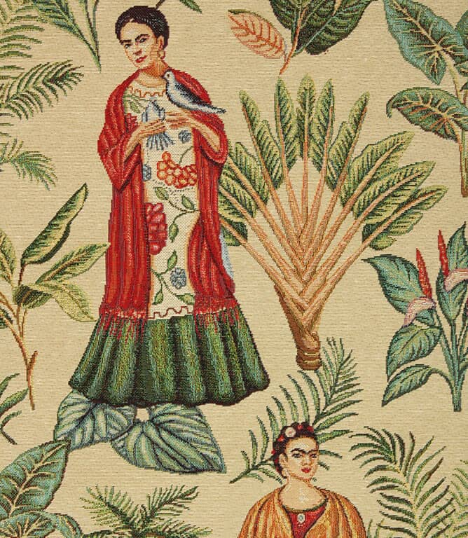 Frida Kahlo Tapestry Fabric / Multi
