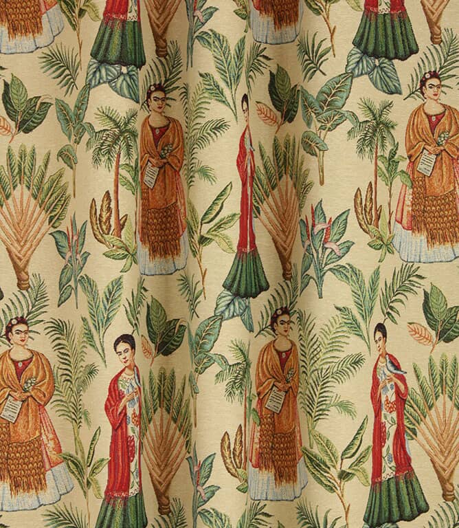 Frida Kahlo Tapestry Fabric / Multi