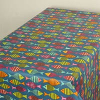 Fish PVC Matt Fabric / Rainbow