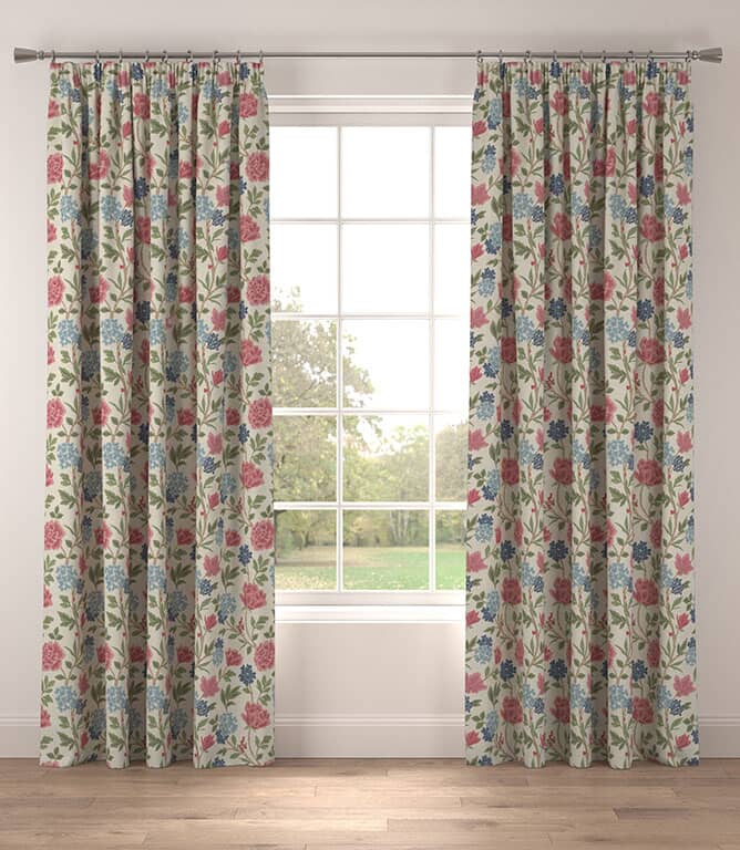 Mia Fabric / Blush / Blue