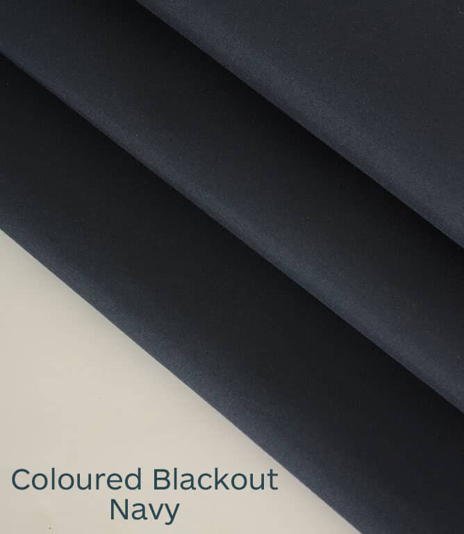 Colour Blackout Lining / Navy Fabric