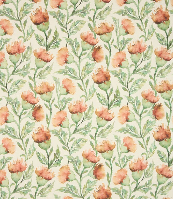 Rust / Cream Ettrick Fabric