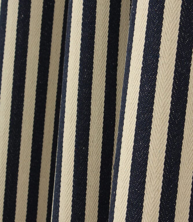 Lynmouth Stripe Fabric / Blue