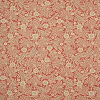 Saltram Floral Fabric / Red