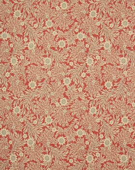 Saltram Floral Fabric / Red