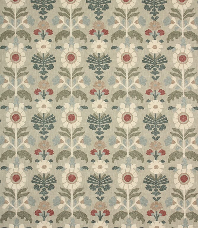 Sage Meadow Blooms Fabric
