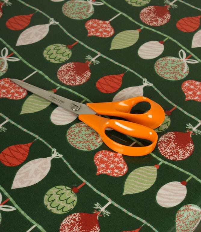 Christmas Decorations PVC Fabric / Green