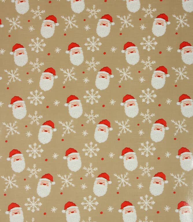 Father Christmas PVC Fabric / Multi