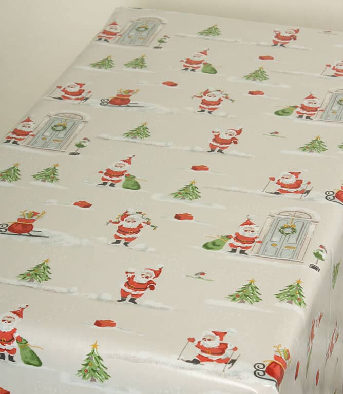Festive Scene PVC Fabric