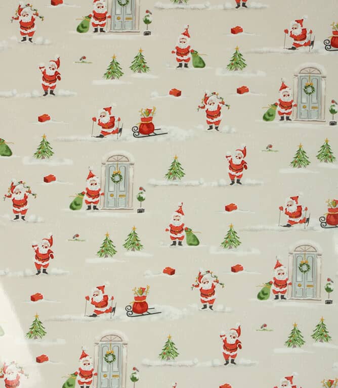 Festive Scene PVC Fabric / Multi