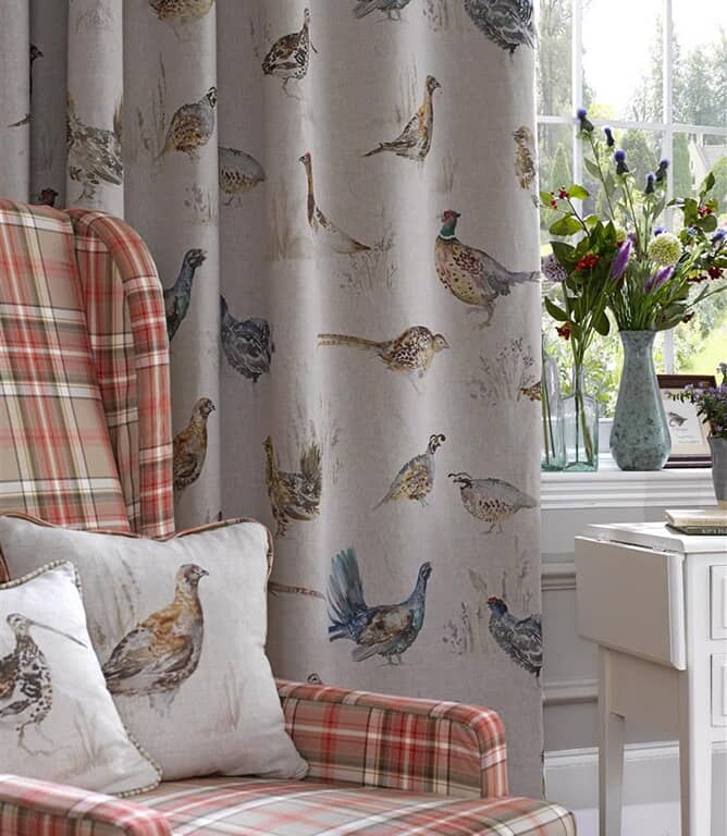 Voyage Maison Game Birds Fabric / Cream