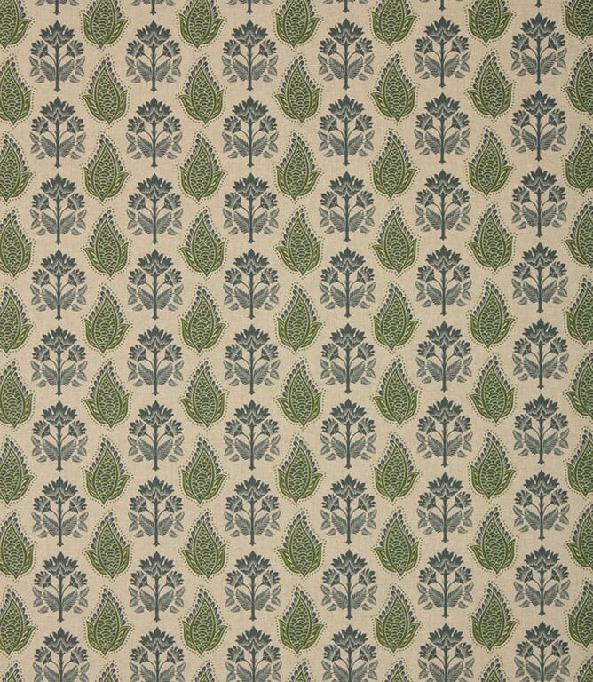 Indigo / Sap Green Nora Fabric