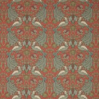 Penrose Fabric / Red / Duck Egg