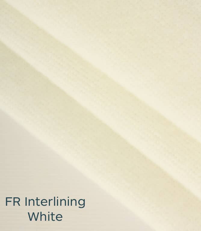 FR Interlining Fabric / White