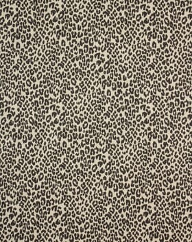 Tropical Leopard Fabric / Ebony