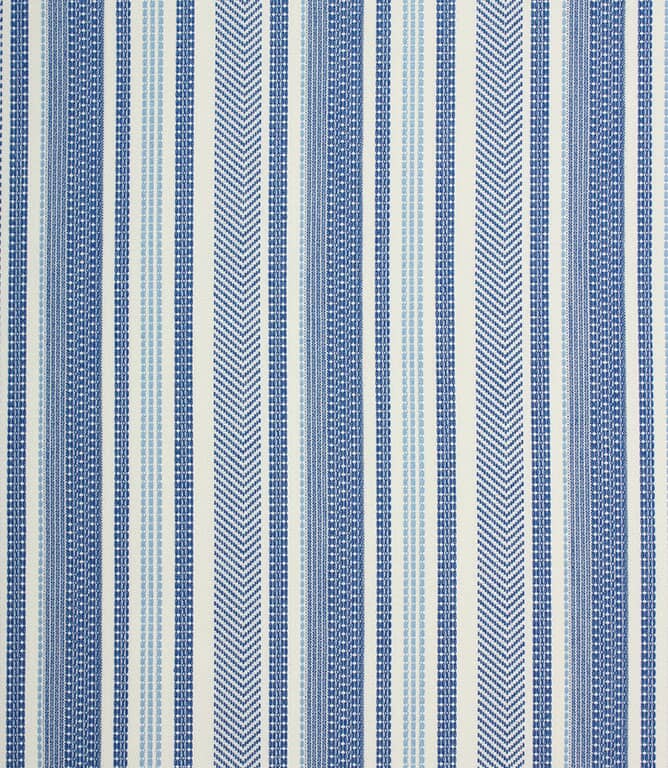 Iona Stripe Outdoor Fabric / Marine