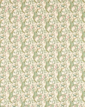 Golden Lily Fabric / Linen / Blush