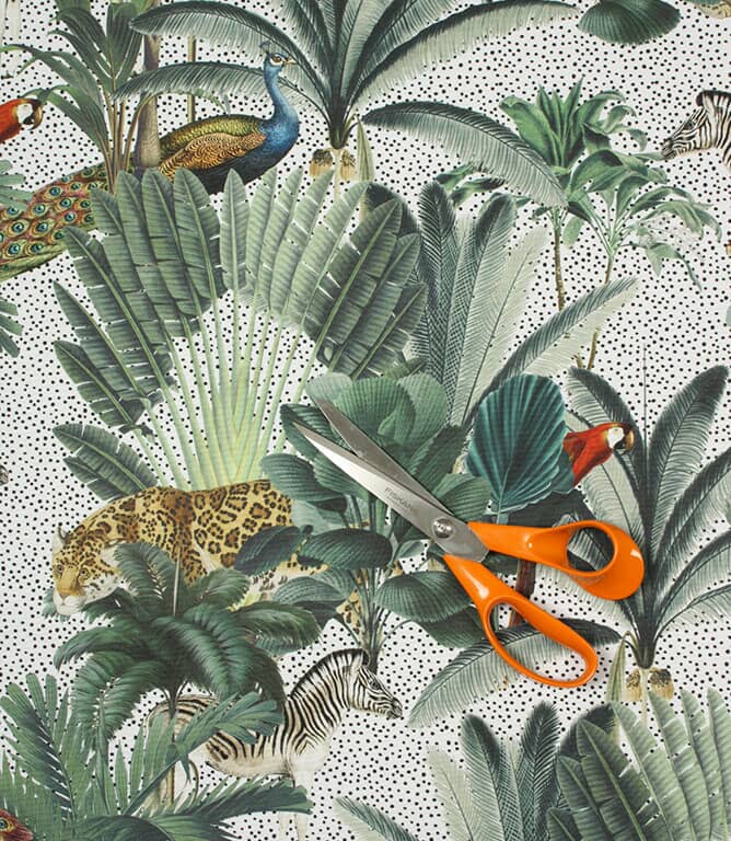 Congo Outdoor Fabric / White