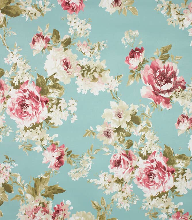 Lorene Outdoor Fabric / Duck Egg