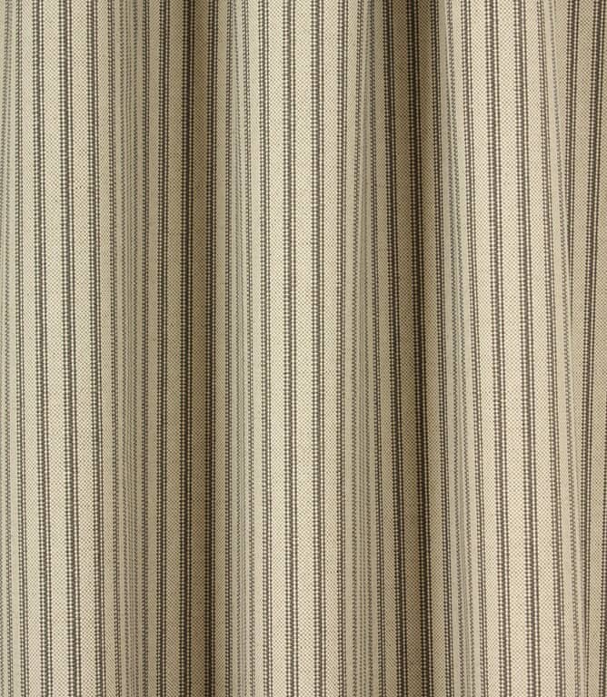 JF Linen Ticking Fabric / Grey