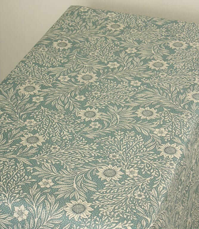 Saltram Floral PVC Fabric / Blue
