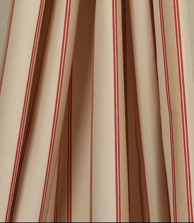Oxford Stripe Fabric / Red