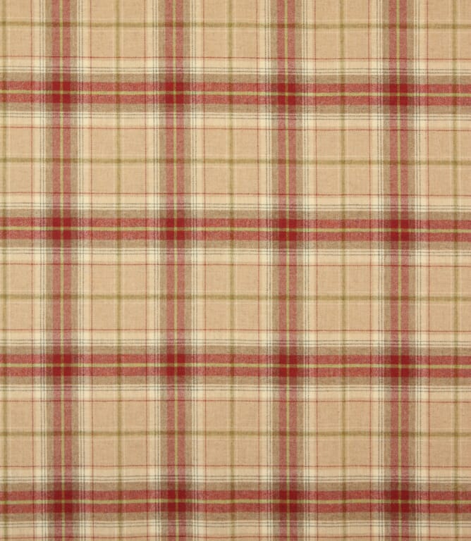 Raspberry Balmoral Fabric